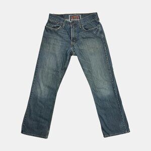 Levi's Men's Blue and Navy Jeans